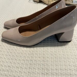 Zara Women's pink chunky heel